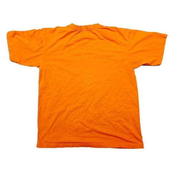 Vintage 90s orange top tee tshirt - Picture 3 of 4